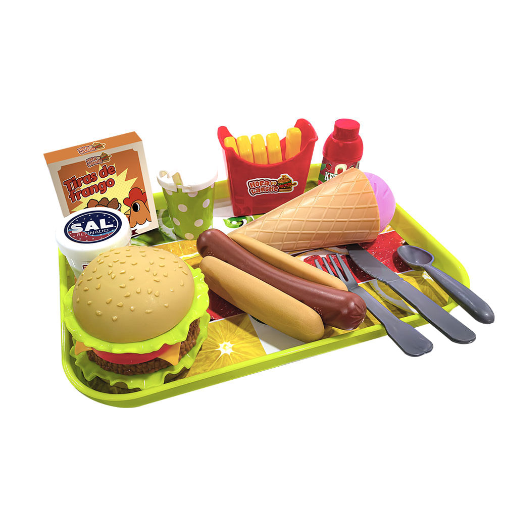 Hora do Lanche - Bandeja Delícias - Dm Toys