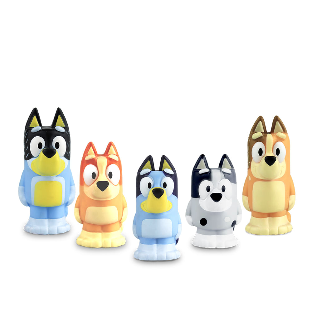 Bluey - Miniaturas Dedoches de Vinil - Cardoso