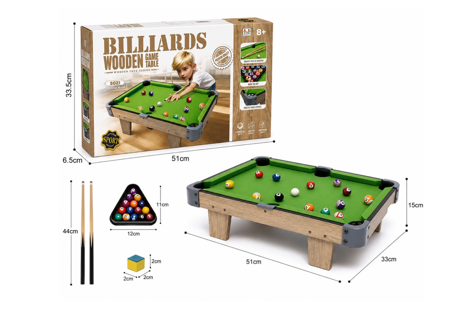 Mesa de Bilhar - Mega Toys