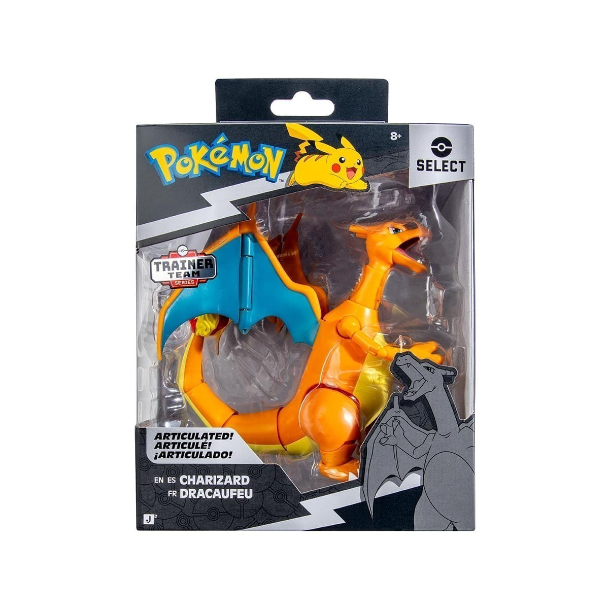 Pokemon - Charizard - Série 10 - Figura Articulada 15cm - Sunny