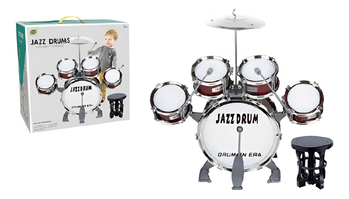 Bateria Infantil Jazz Drums - Shiny Toys
